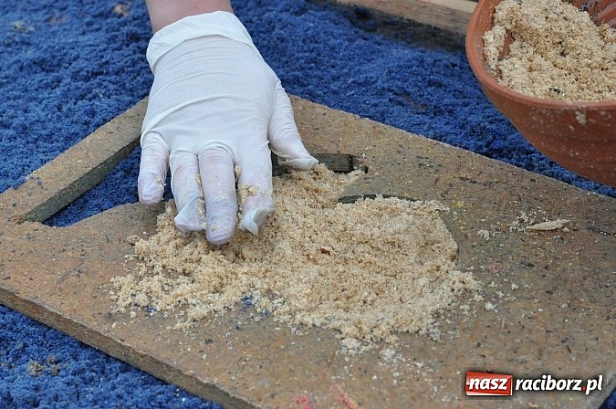 Zdjęcie w galerii na portalu naszraciborz.pl: Skoro świt ruszyli do pracy. Zobacz jak powstają raciborskie kwietne dywany na Boże Ciało wiadomości z regionu