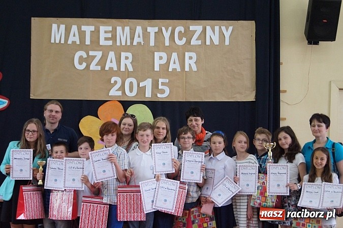 Zdjęcie w galerii na portalu naszraciborz.pl: X edycja konkursu Matematyczny Czar Par w SP4 wiadomości z regionu