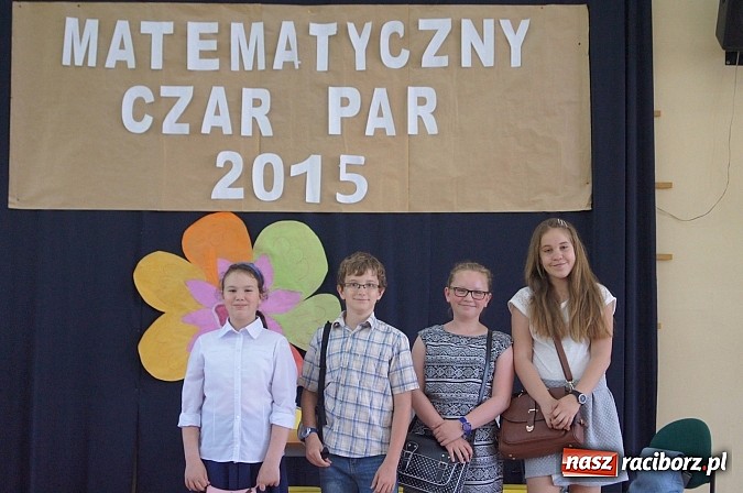 Zdjęcie w galerii na portalu naszraciborz.pl: X edycja konkursu Matematyczny Czar Par w SP4 wiadomości z regionu