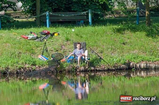 Zdjęcie w galerii na portalu naszraciborz.pl: Złowili płotki, uwolnili suma. Zawody o Złotą Łuskę ZSZ i Puchar Dyrektora OSiR wiadomości z regionu