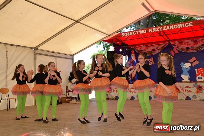 Zdjęcie w galerii na portalu naszraciborz.pl: Czerwony Kapturek, wilk, babcia i gajowy na festynie w Krzyżanowicach  wiadomości z regionu