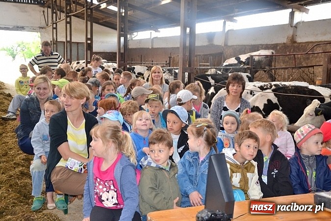 Zdjęcie w galerii na portalu naszraciborz.pl: Dzieci z Wojnowic już wiedzą jak powstaje nabiał i ich ulubione danonki wiadomości z regionu