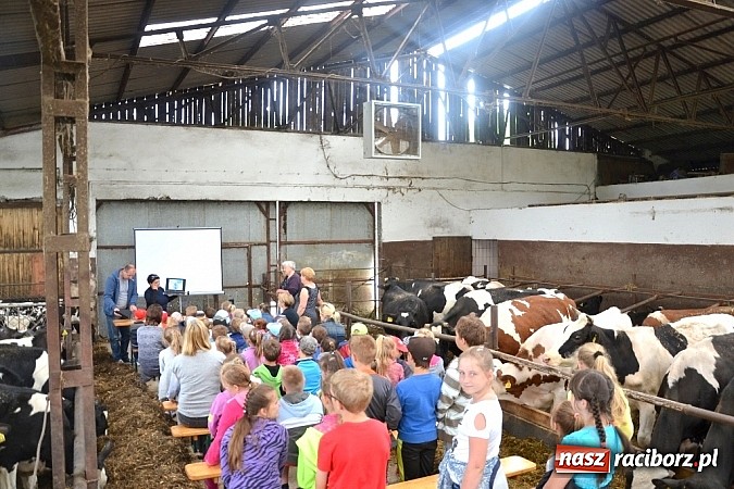 Zdjęcie w galerii na portalu naszraciborz.pl: Dzieci z Wojnowic już wiedzą jak powstaje nabiał i ich ulubione danonki wiadomości z regionu