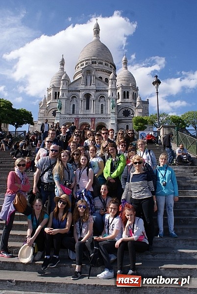 Zdjęcie w galerii na portalu naszraciborz.pl: Młodzież ZSZ zwiedziła Paryż wiadomości z regionu