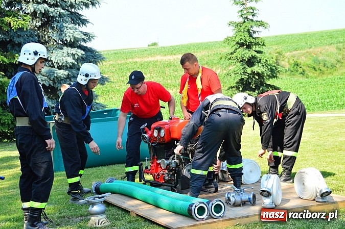 Zdjęcie w galerii na portalu naszraciborz.pl: Strzybnik, Brzeźnica, Gamów i Sławików najlepsze w poszczególnych grupach na gminnych zawodach strażackich wiadomości z regionu