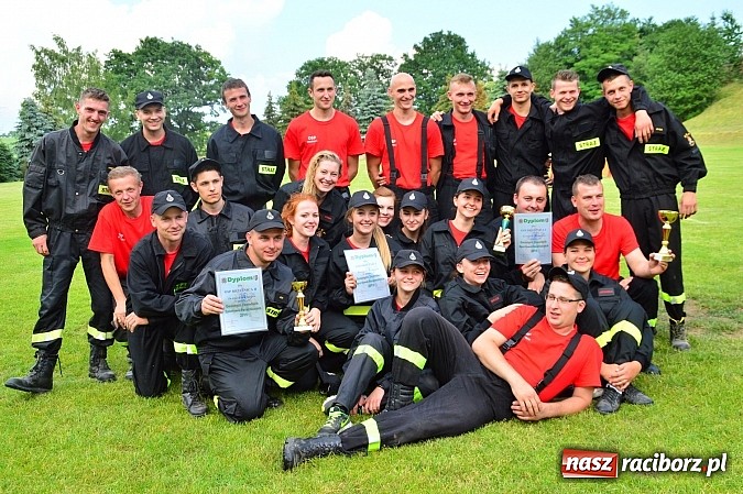 Zdjęcie w galerii na portalu naszraciborz.pl: Strzybnik, Brzeźnica, Gamów i Sławików najlepsze w poszczególnych grupach na gminnych zawodach strażackich wiadomości z regionu