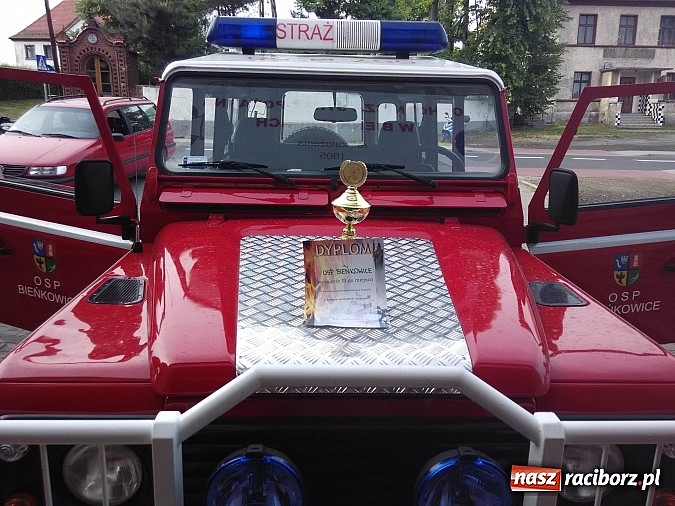 Zdjęcie w galerii na portalu naszraciborz.pl: Strażacy z Bieńkowic na podium w Łanach wiadomości z regionu