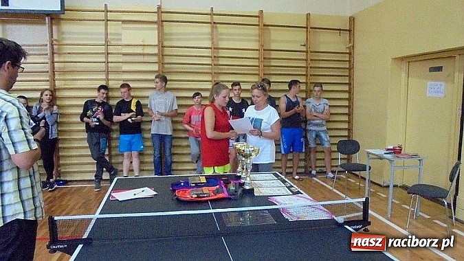 Zdjęcie w galerii na portalu naszraciborz.pl: Turniej Tenisa Stołowego w Gimnazjum nr 5  wiadomości z regionu