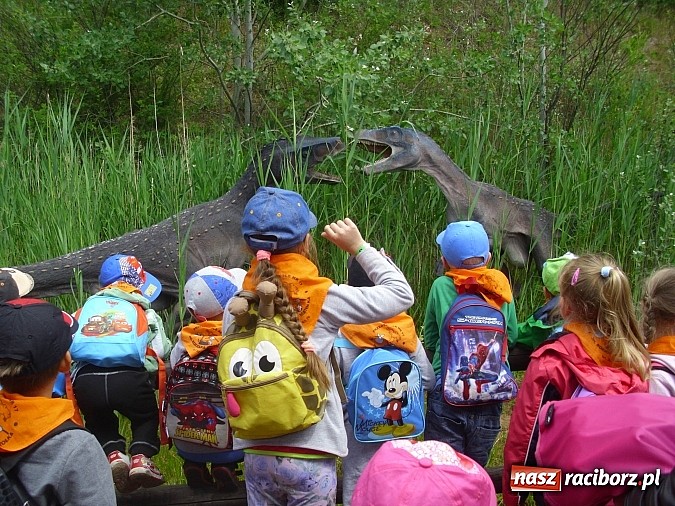 Zdjęcie w galerii na portalu naszraciborz.pl: Spotkanie przedszkolaków z Markowic z dinozaurami w Krasiejowie wiadomości z regionu