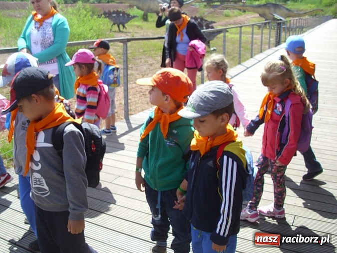 Zdjęcie w galerii na portalu naszraciborz.pl: Spotkanie przedszkolaków z Markowic z dinozaurami w Krasiejowie wiadomości z regionu