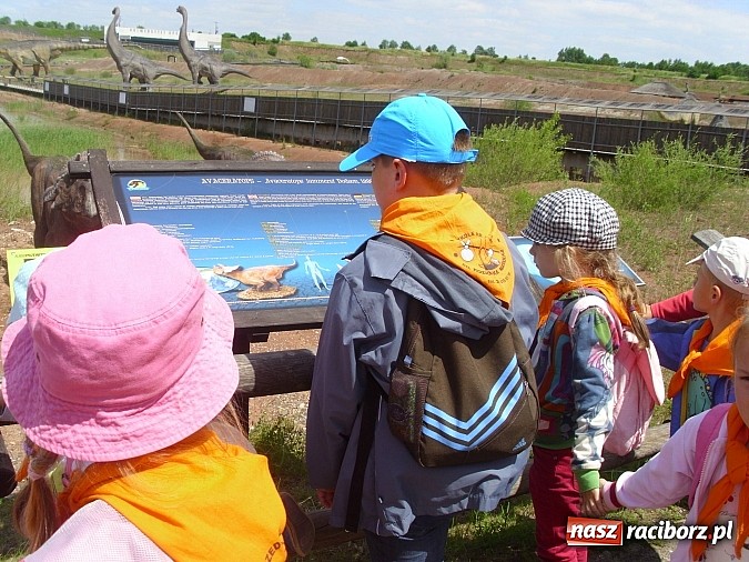 Zdjęcie w galerii na portalu naszraciborz.pl: Spotkanie przedszkolaków z Markowic z dinozaurami w Krasiejowie wiadomości z regionu