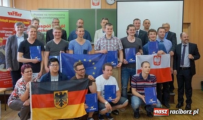 Zdjęcie w galerii na portalu naszraciborz.pl: Zakończenie praktyki uczniów z Mainz i ZSM wiadomości z regionu