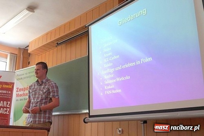 Zdjęcie w galerii na portalu naszraciborz.pl: Zakończenie praktyki uczniów z Mainz i ZSM wiadomości z regionu