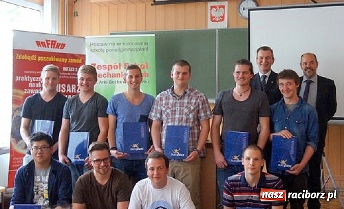 Zdjęcie w galerii na portalu naszraciborz.pl: Zakończenie praktyki uczniów z Mainz i ZSM wiadomości z regionu