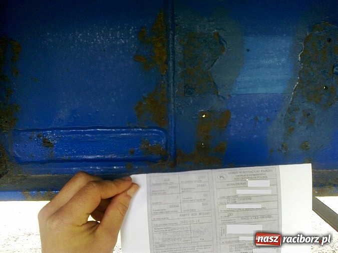 Zdjęcie w galerii na portalu naszraciborz.pl: 12 lat bez badań technicznych, 7 lat bez OC! wiadomości z regionu