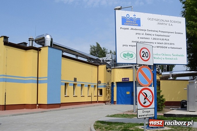 Zdjęcie w galerii na portalu naszraciborz.pl: Zakończyła się rozbudowa i modernizacja Oczyszczalni Ściek&oacute;w "Warta" w Częstochowie wiadomości z regionu
