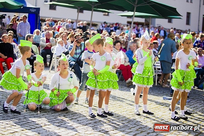 Zdjęcie w galerii na portalu naszraciborz.pl: Kolorowi tancerze wystąpili na dziedzińcu Zamku Piastowskiego wiadomości z regionu