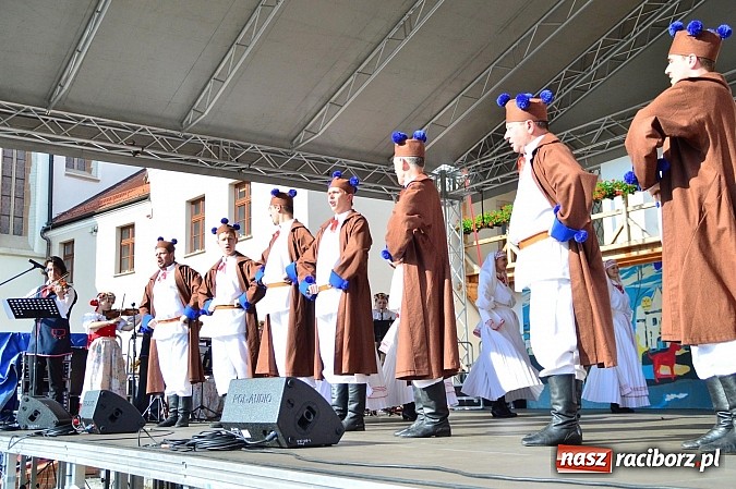 Zdjęcie w galerii na portalu naszraciborz.pl: Kolorowi tancerze wystąpili na dziedzińcu Zamku Piastowskiego wiadomości z regionu