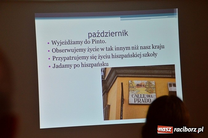 Zdjęcie w galerii na portalu naszraciborz.pl: Nowe przyjaźnie, wyjazd do Hiszpanii, przygoda na całe życie - gimnazjum w Bieńkowicach podsumowało projekt Comenius wiadomości z regionu