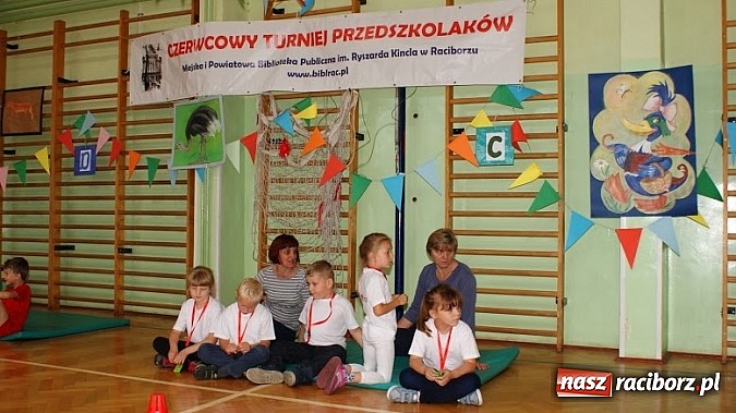 Zdjęcie w galerii na portalu naszraciborz.pl: Czerwcowy Turniej Przedszkolaków raciborskiej biblioteki wiadomości z regionu