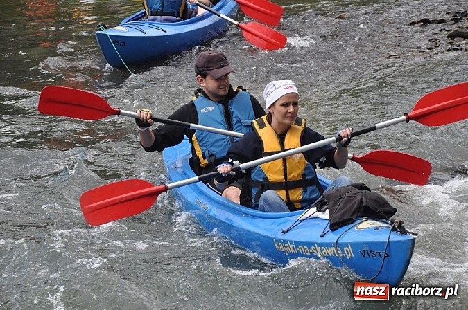 Zdjęcie w galerii na portalu naszraciborz.pl: Rodzinne zmagania kajakowe na rzece Skawa   wiadomości z regionu