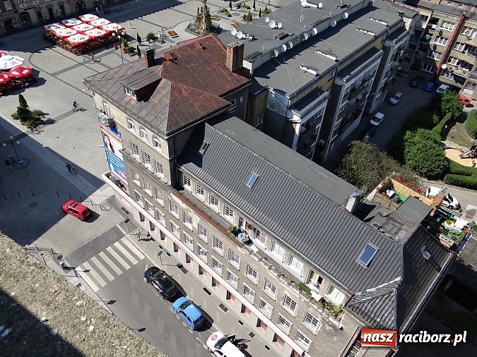 Zdjęcie w galerii na portalu naszraciborz.pl: Racibórz widziany z wieży kościoła farnego wiadomości z regionu