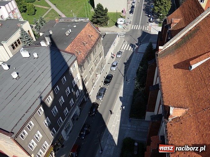 Zdjęcie w galerii na portalu naszraciborz.pl: Racibórz widziany z wieży kościoła farnego wiadomości z regionu