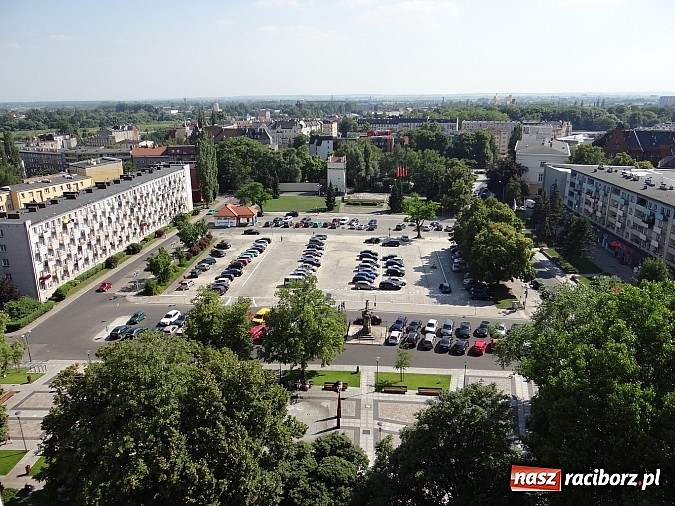 Zdjęcie w galerii na portalu naszraciborz.pl: Racibórz widziany z wieży kościoła farnego wiadomości z regionu