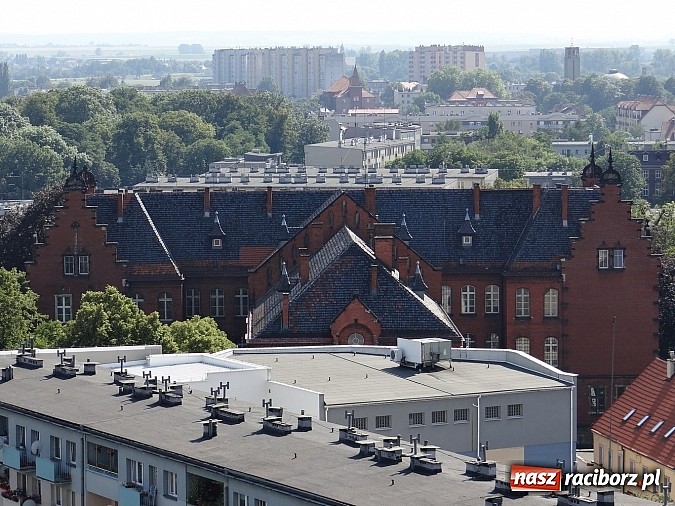 Zdjęcie w galerii na portalu naszraciborz.pl: Racibórz widziany z wieży kościoła farnego wiadomości z regionu