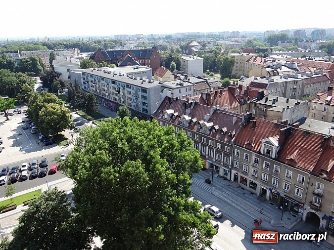 Zdjęcie w galerii na portalu naszraciborz.pl: Racibórz widziany z wieży kościoła farnego wiadomości z regionu