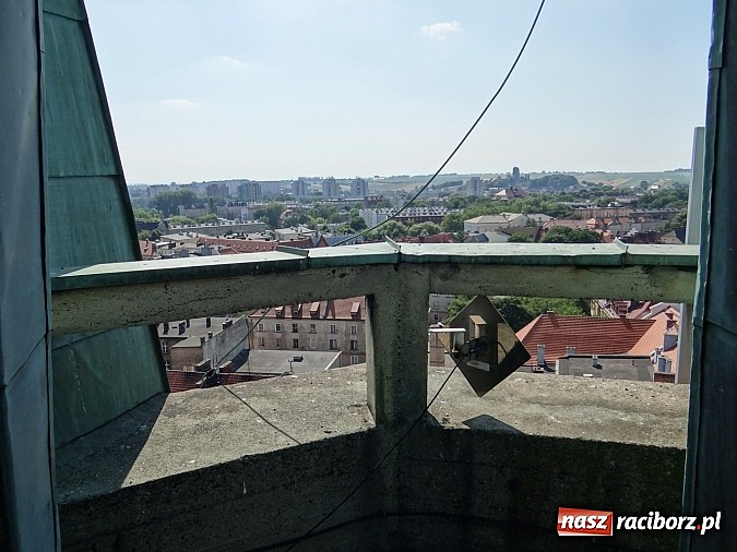 Zdjęcie w galerii na portalu naszraciborz.pl: Racibórz widziany z wieży kościoła farnego wiadomości z regionu