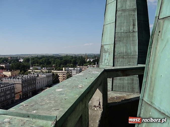 Zdjęcie w galerii na portalu naszraciborz.pl: Racibórz widziany z wieży kościoła farnego wiadomości z regionu