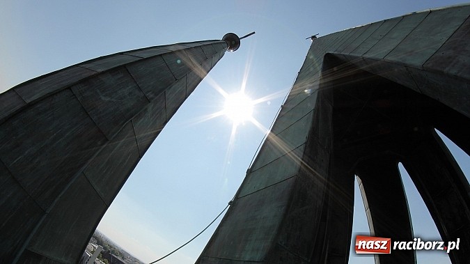 Zdjęcie w galerii na portalu naszraciborz.pl: Racibórz widziany z wieży kościoła farnego wiadomości z regionu