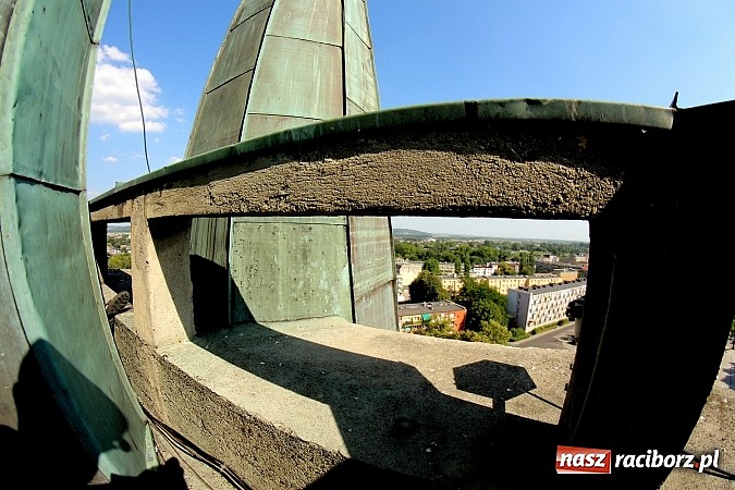 Zdjęcie w galerii na portalu naszraciborz.pl: Racibórz widziany z wieży kościoła farnego wiadomości z regionu