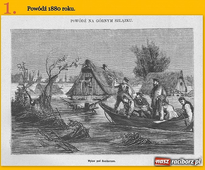 Zdjęcie w galerii na portalu naszraciborz.pl: Od powodzi do powodzi. Jak często Odra zalewała ziemię raciborską wiadomości z regionu