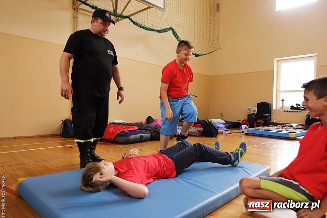 Zdjęcie w galerii na portalu naszraciborz.pl: W Samborowicach dzieci aktywnie spędzają wakacje na obozie strażackim wiadomości z regionu