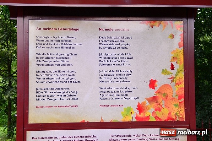Zdjęcie w galerii na portalu naszraciborz.pl: Uroczystość 15-lecia Fundacji Eichendorffa w Łubowicach wiadomości z regionu
