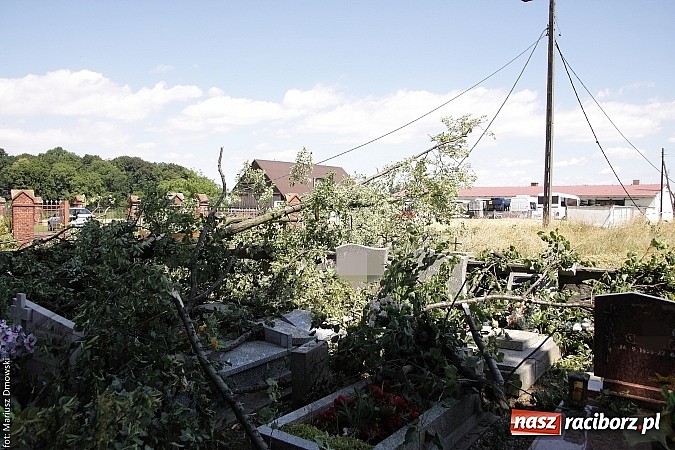 Zdjęcie w galerii na portalu naszraciborz.pl: Skutki wczorajszej nawałnicy w Modzurowie - mieszkańcy nadal nie mają prądu  wiadomości z regionu