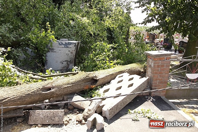 Zdjęcie w galerii na portalu naszraciborz.pl: Skutki wczorajszej nawałnicy w Modzurowie - mieszkańcy nadal nie mają prądu  wiadomości z regionu