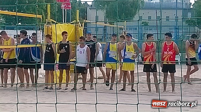 Zdjęcie w galerii na portalu naszraciborz.pl: Duet z KS AZS Rafako Racibórz na 9. miejscu Mistrzostw Polski Młodzików w Siatkówce Plażowej  wiadomości z regionu