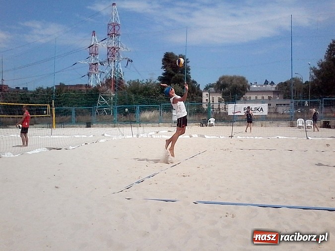 Zdjęcie w galerii na portalu naszraciborz.pl: Duet z KS AZS Rafako Racibórz na 9. miejscu Mistrzostw Polski Młodzików w Siatkówce Plażowej  wiadomości z regionu