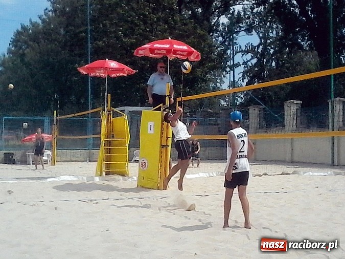 Zdjęcie w galerii na portalu naszraciborz.pl: Duet z KS AZS Rafako Racibórz na 9. miejscu Mistrzostw Polski Młodzików w Siatkówce Plażowej  wiadomości z regionu