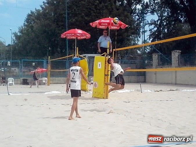 Zdjęcie w galerii na portalu naszraciborz.pl: Duet z KS AZS Rafako Racibórz na 9. miejscu Mistrzostw Polski Młodzików w Siatkówce Plażowej  wiadomości z regionu