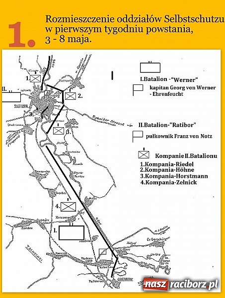 Zdjęcie w galerii na portalu naszraciborz.pl: III powstanie śląskie 1921 roku w Raciborzu i powiecie raciborskim na podstawie źródeł niemieckich – cz. II  wiadomości z regionu