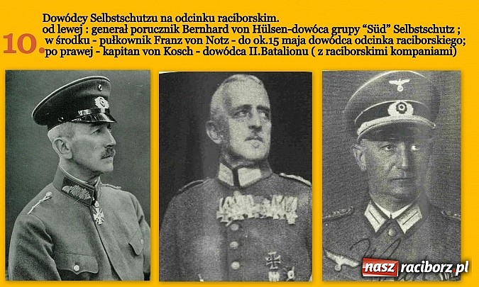 Zdjęcie w galerii na portalu naszraciborz.pl: III powstanie śląskie 1921 roku w Raciborzu i powiecie raciborskim na podstawie źródeł niemieckich – cz. II  wiadomości z regionu