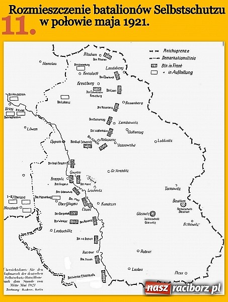 Zdjęcie w galerii na portalu naszraciborz.pl: III powstanie śląskie 1921 roku w Raciborzu i powiecie raciborskim na podstawie źródeł niemieckich – cz. II  wiadomości z regionu