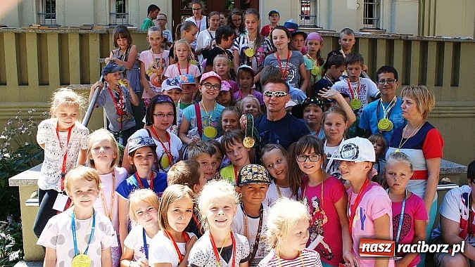 Zdjęcie w galerii na portalu naszraciborz.pl: Olimpijskie zajęcia dla dzieci w raciborskiej bibliotece z Ryszardem Wolnym wiadomości z regionu