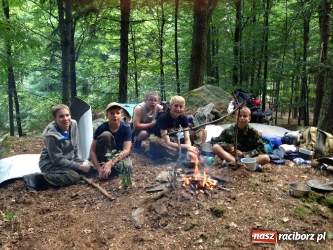 Zdjęcie w galerii na portalu naszraciborz.pl: Raciborscy harcerze obozowali z czeskimi skautami wiadomości z regionu