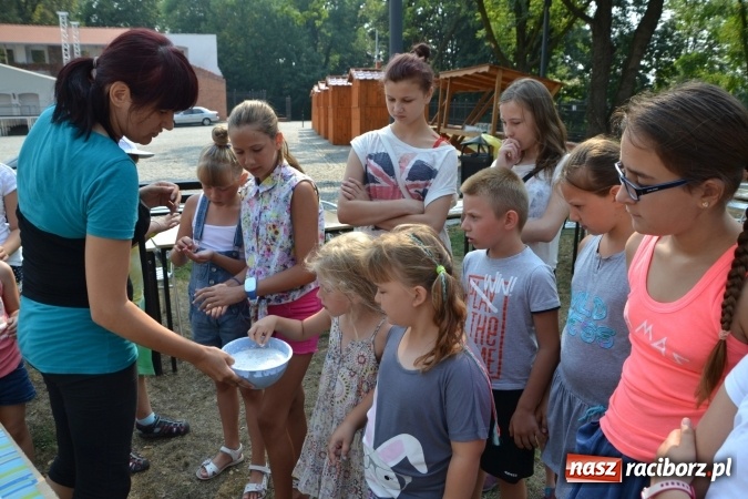 Zdjęcie w galerii na portalu naszraciborz.pl: Zajęcia z ceramiki - malowanie i wyrabianie aniołków, czyli Letnia Akcja Zamkowe Zuchy 2015 na Zamku Piastowskim  wiadomości z regionu