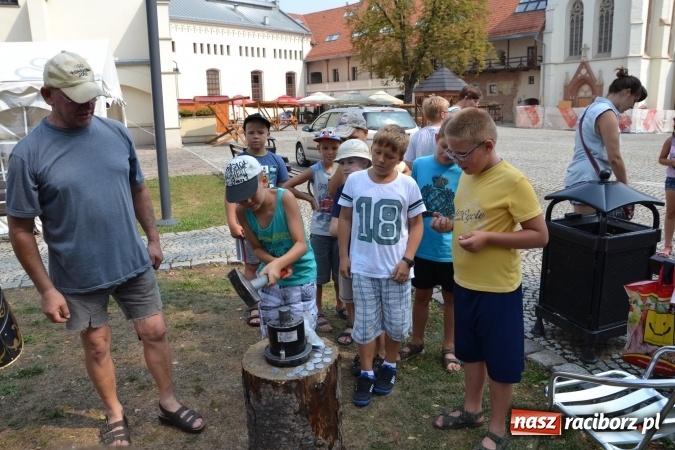 Zdjęcie w galerii na portalu naszraciborz.pl: Spotkanie z płatnerzem, czyli Letnia Akcja Zamkowe Zuchy 2015 na zamku  wiadomości z regionu